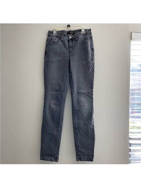 Cambio Slim High-Rise Skinny Jeans in Washed Gray